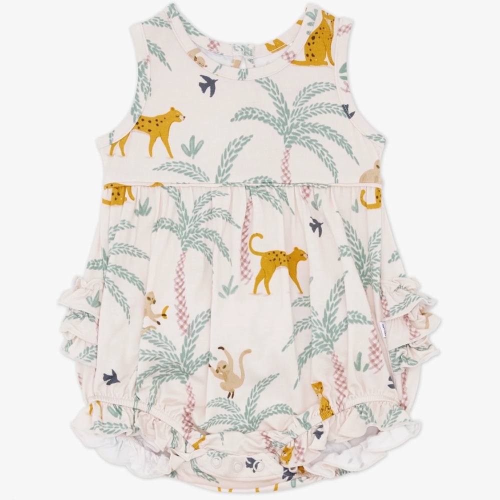 Wild Escape Bubble Romper by Little Sleepies